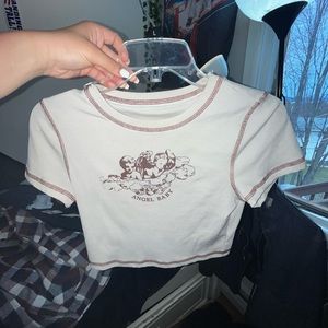 Small cropped baby tee